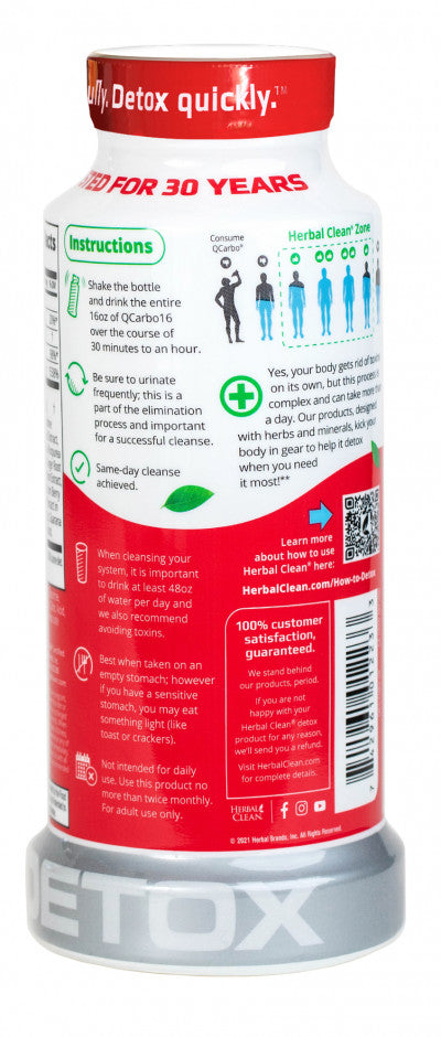 QCarbo 16oz 1 Step Maximum Cleanse (6.7g blend)