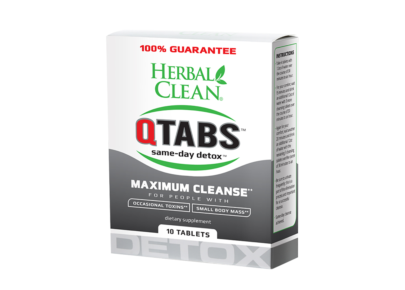 QTabs Maximum Cleanse Tablets (9.09g blend)