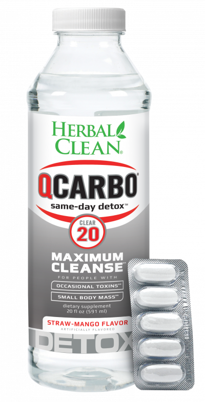 QCarbo 20oz Clear Maximum Cleanse (4.54g blend)