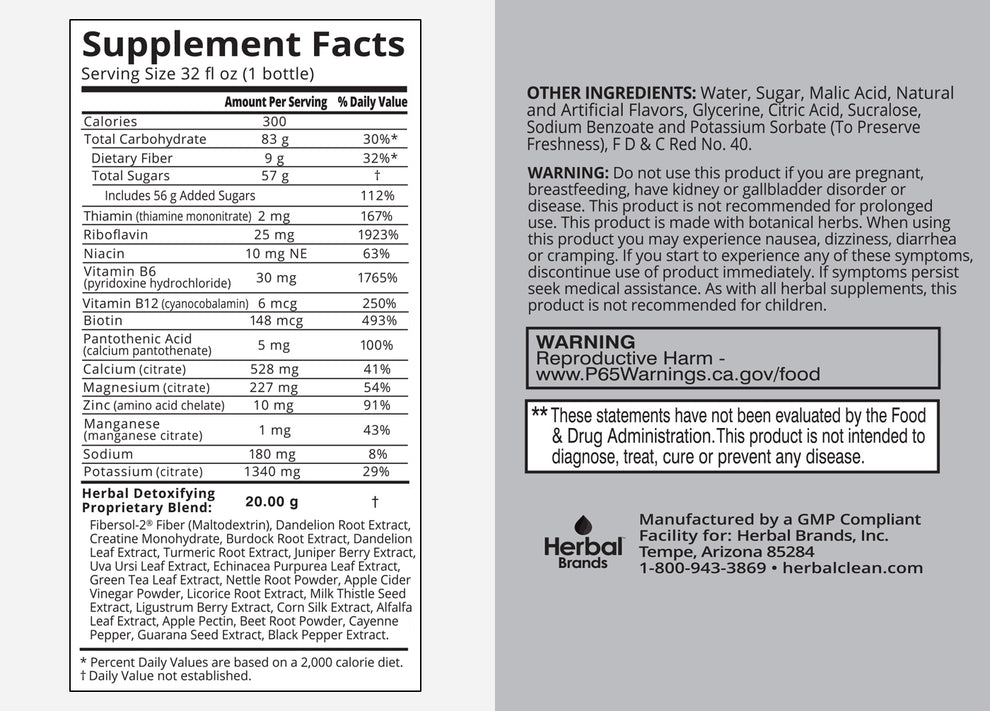 Ultra Eliminex Premium 1 Step Ultimate Cleanse (20g blend) – Herbal Clean