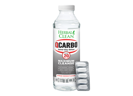 QCarbo 20oz Clear Maximum Cleanse (4.54g blend)